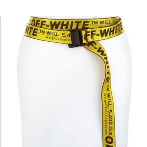 OFF-WHITE Industrial Belt Yellow/Black one size